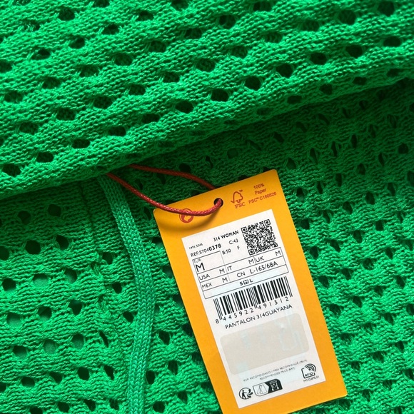 MANO green crochet pant set - Picture 2 of 6